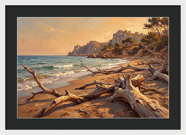 Tranquil Shores Of Driftwood