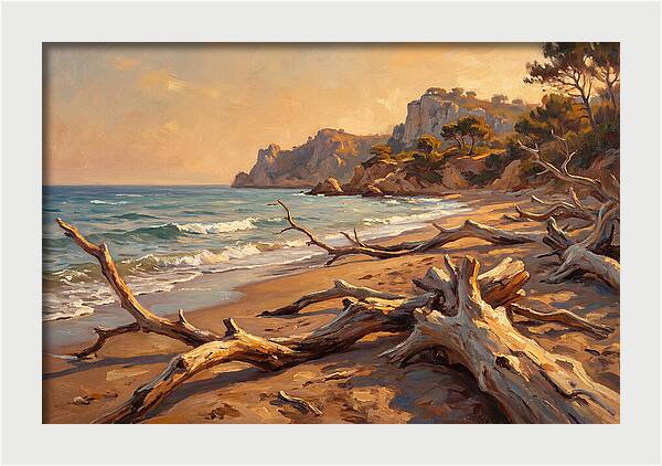 Tranquil Shores Of Driftwood