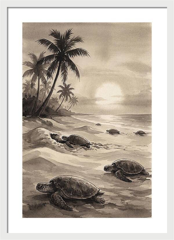 Tranquil Shores Of Paradise