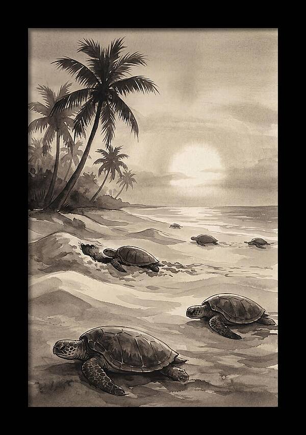 Tranquil Shores Of Paradise