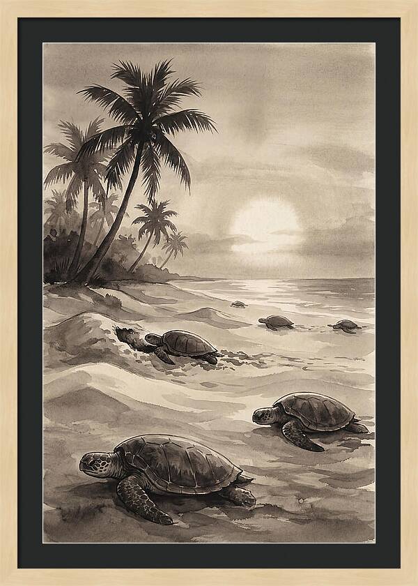 Tranquil Shores Of Paradise