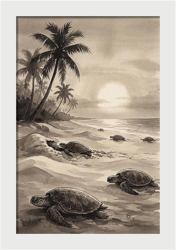 Tranquil Shores Of Paradise
