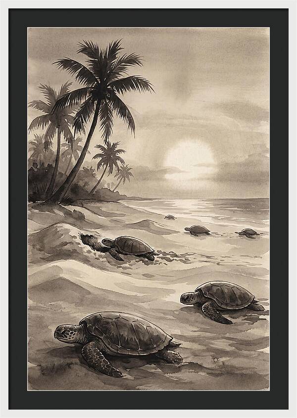 Tranquil Shores Of Paradise