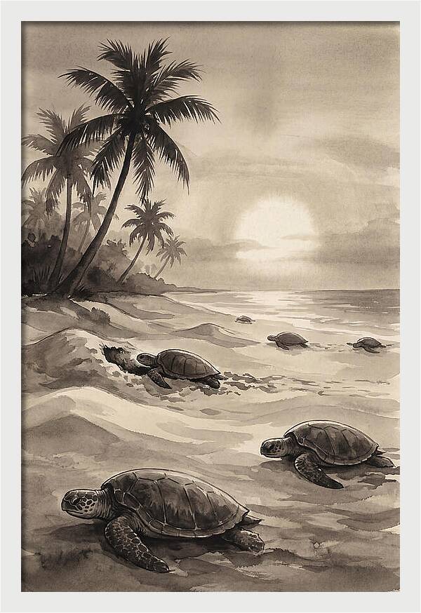 Tranquil Shores Of Paradise