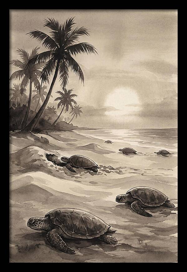 Tranquil Shores Of Paradise