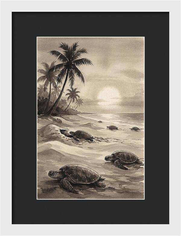 Tranquil Shores Of Paradise