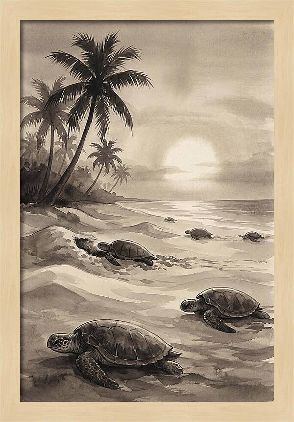Tranquil Shores Of Paradise
