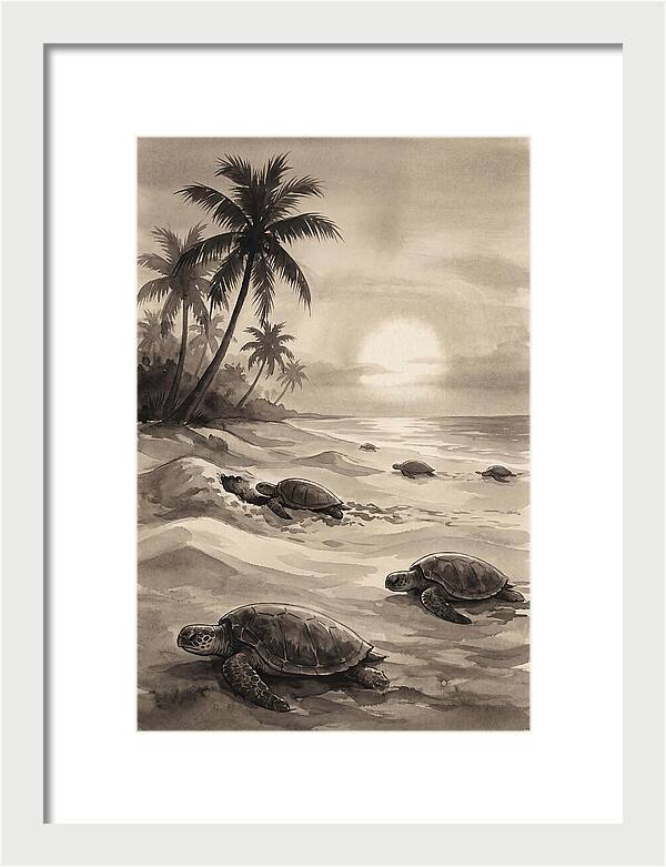 Tranquil Shores Of Paradise