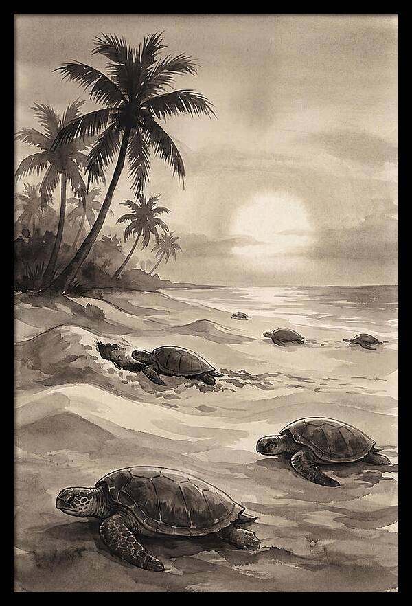 Tranquil Shores Of Paradise