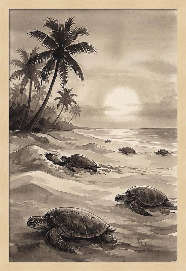 Tranquil Shores Of Paradise