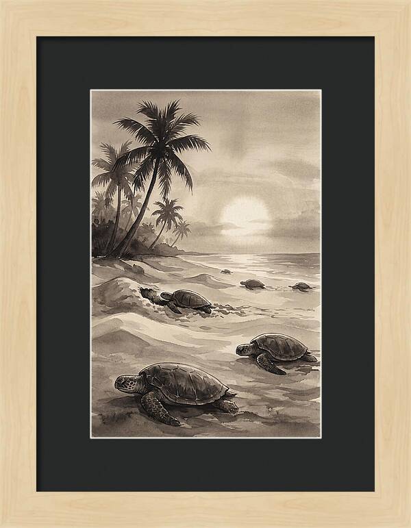 Tranquil Shores Of Paradise