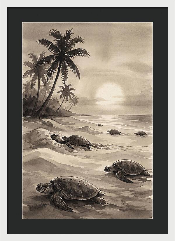 Tranquil Shores Of Paradise