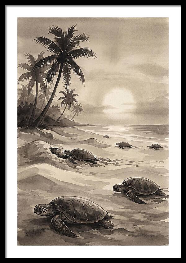 Tranquil Shores Of Paradise