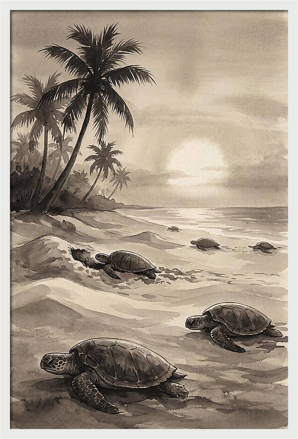 Tranquil Shores Of Paradise