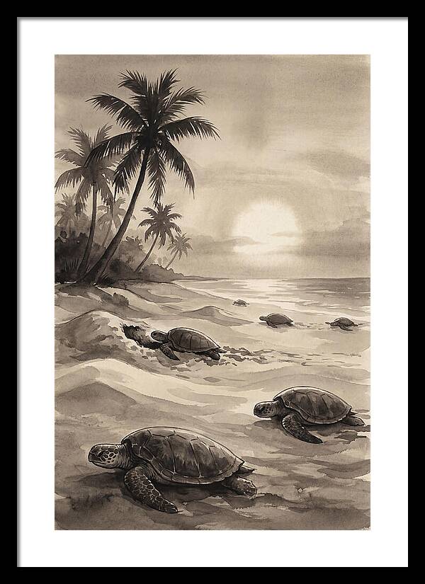 Tranquil Shores Of Paradise
