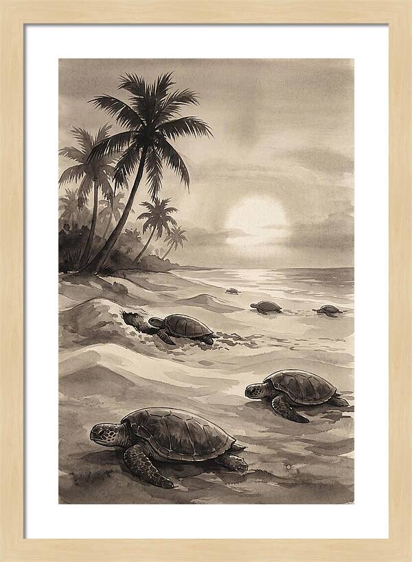 Tranquil Shores Of Paradise