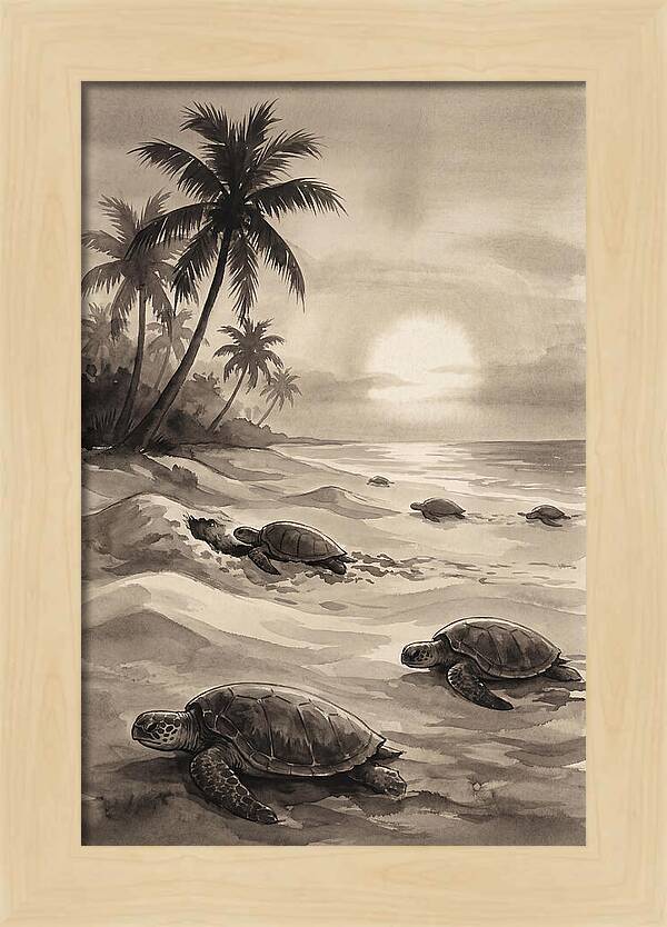 Tranquil Shores Of Paradise