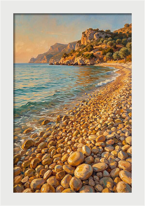 Tranquil Shores Of Pebble Beach