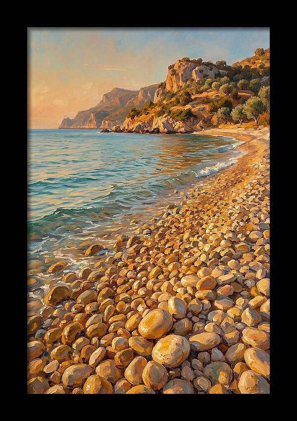 Tranquil Shores Of Pebble Beach