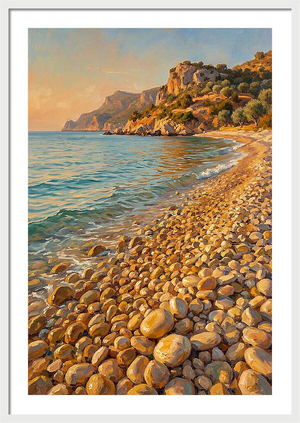 Tranquil Shores Of Pebble Beach