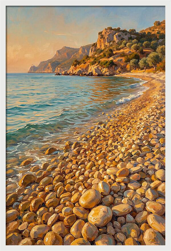 Tranquil Shores Of Pebble Beach