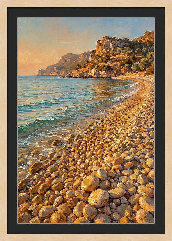 Tranquil Shores Of Pebble Beach