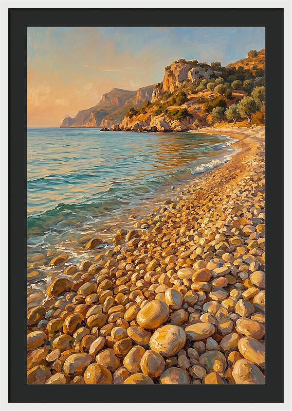 Tranquil Shores Of Pebble Beach
