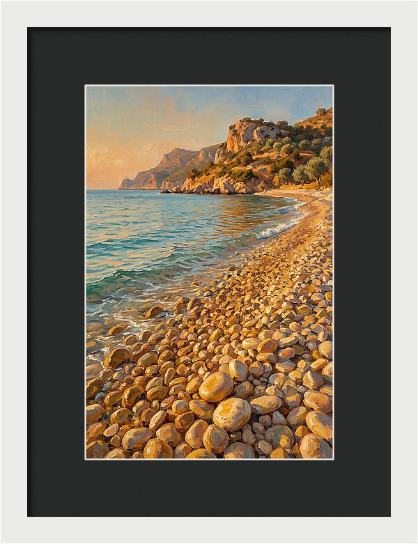 Tranquil Shores Of Pebble Beach
