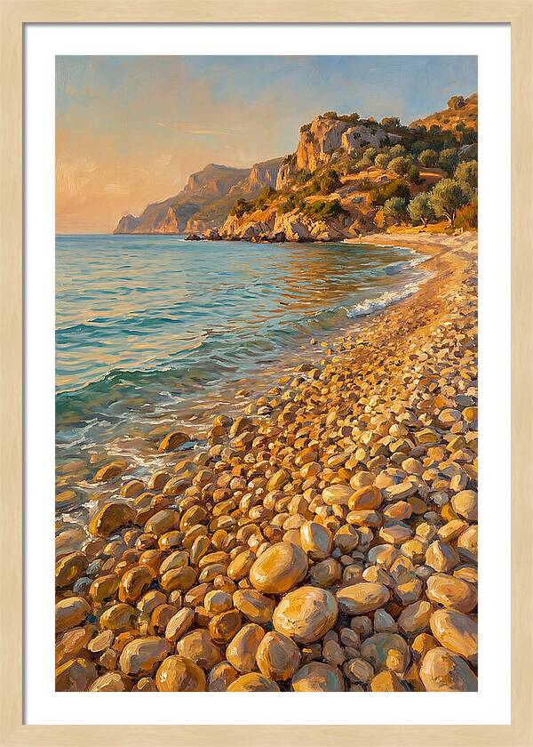 Tranquil Shores Of Pebble Beach