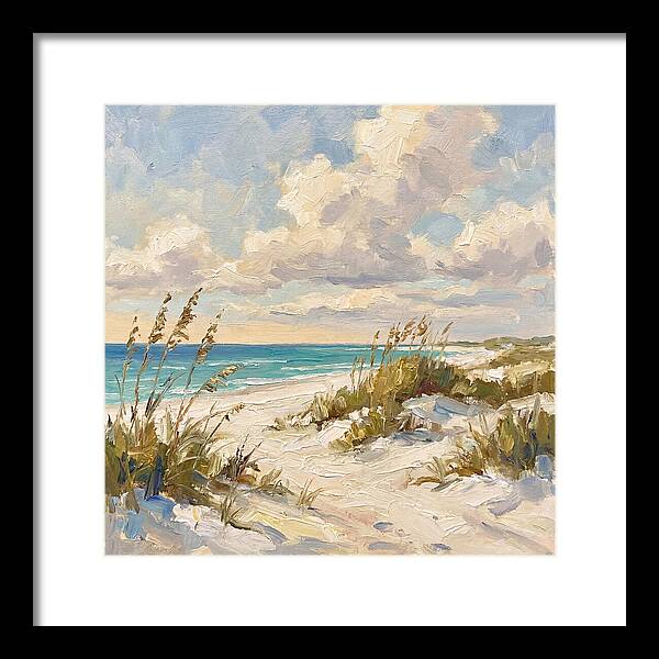 Tranquil Shores Of White Sand