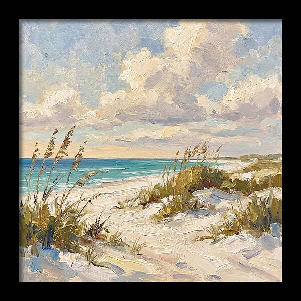 Tranquil Shores Of White Sand
