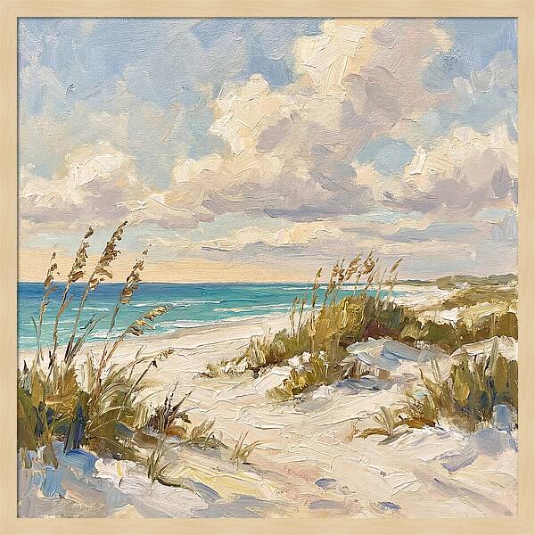 Tranquil Shores Of White Sand