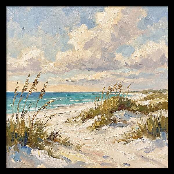 Tranquil Shores Of White Sand