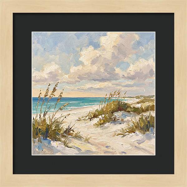 Tranquil Shores Of White Sand