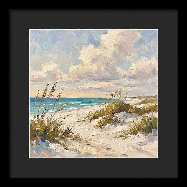 Tranquil Shores Of White Sand