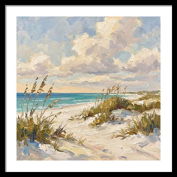 Tranquil Shores Of White Sand