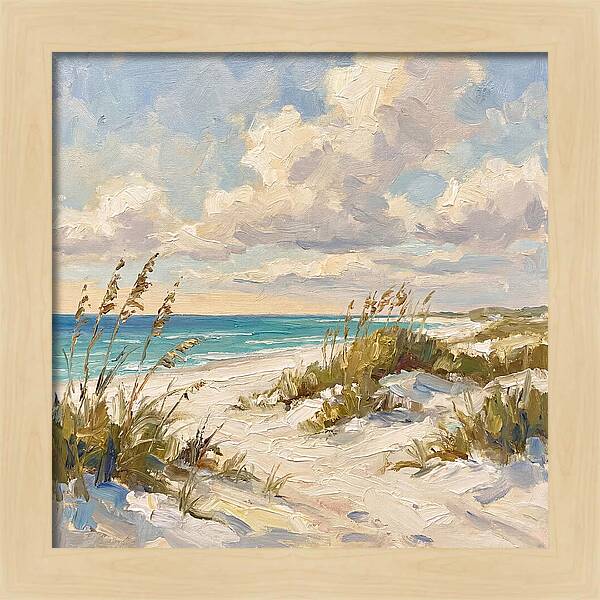 Tranquil Shores Of White Sand