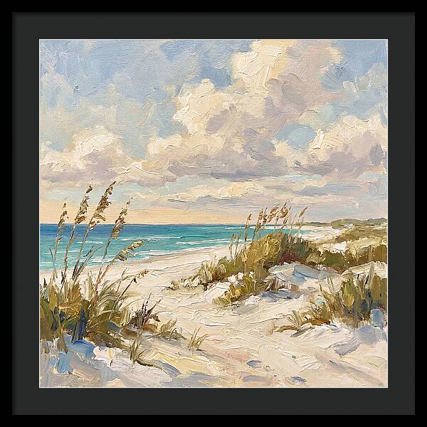 Tranquil Shores Of White Sand