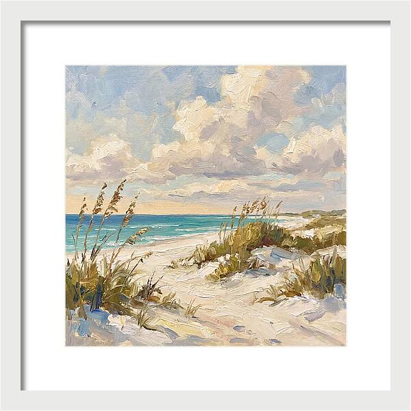 Tranquil Shores Of White Sand
