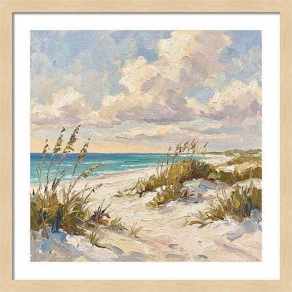 Tranquil Shores Of White Sand