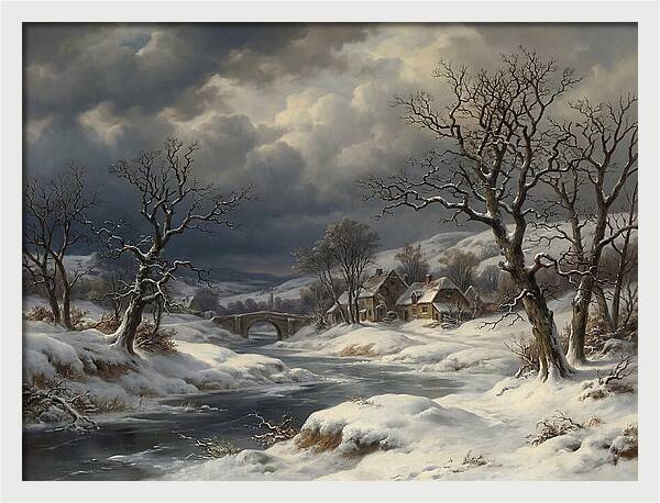 Tranquil Snowy Landscape 10040