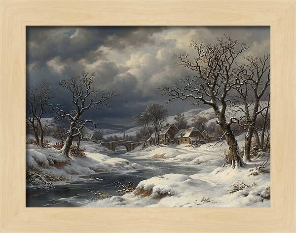 Tranquil Snowy Landscape 10040