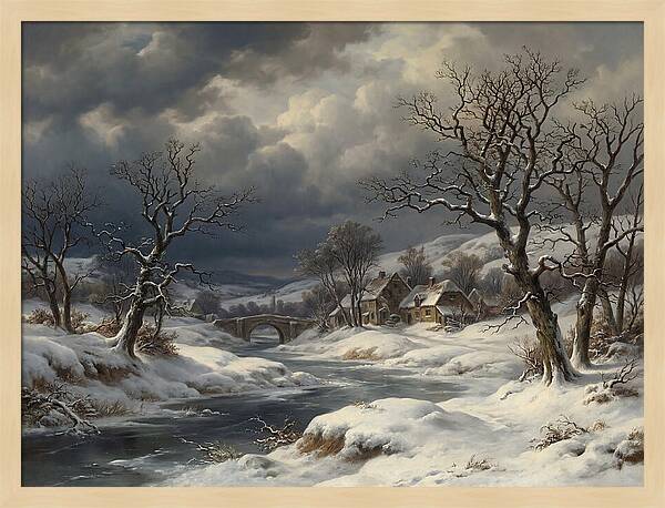 Tranquil Snowy Landscape 10040