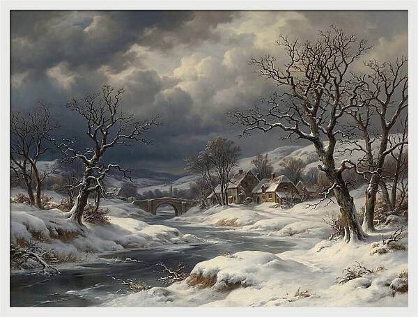 Tranquil Snowy Landscape 10040