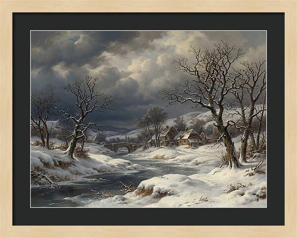 Tranquil Snowy Landscape 10040