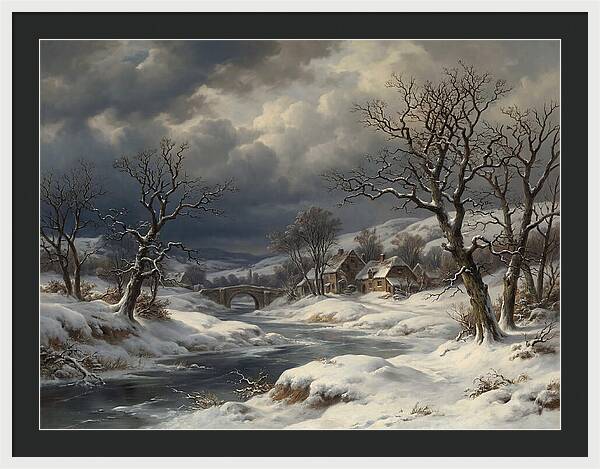 Tranquil Snowy Landscape 10040