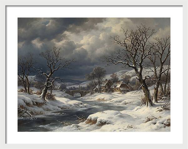 Tranquil Snowy Landscape 10040