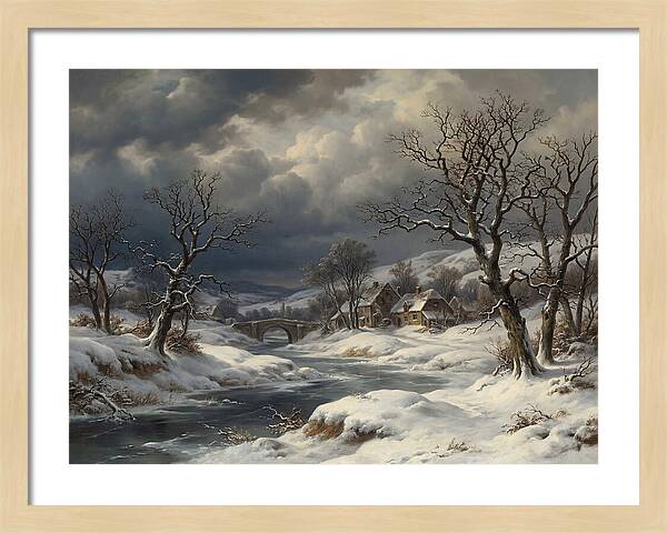 Tranquil Snowy Landscape 10040