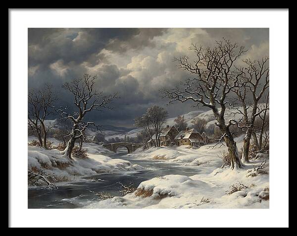 Tranquil Snowy Landscape 10040