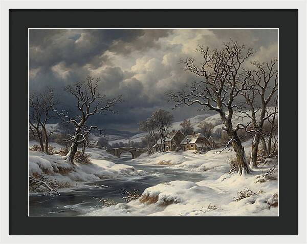 Tranquil Snowy Landscape 10040
